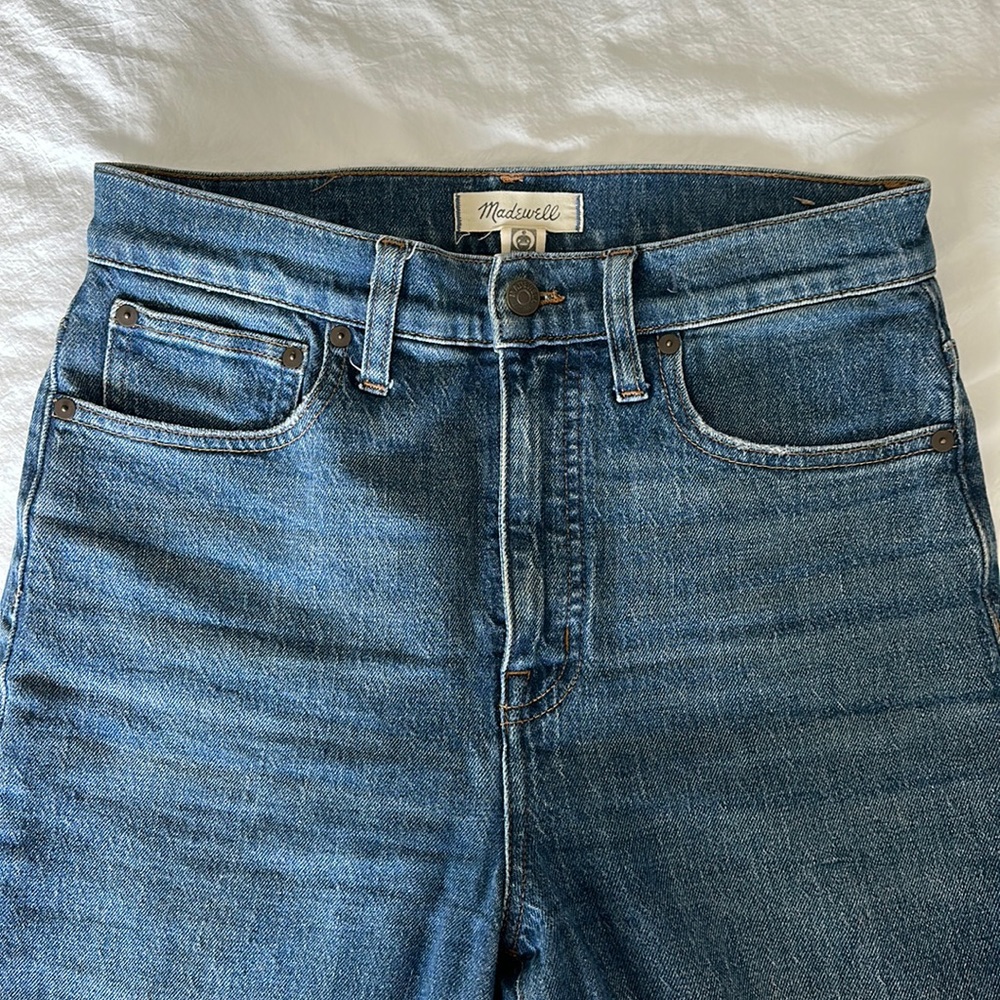 Madewell classic straight jeans tall